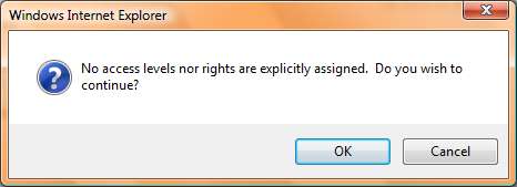 business-objects-xi-3.1-explicitly-denying-access-warning-message